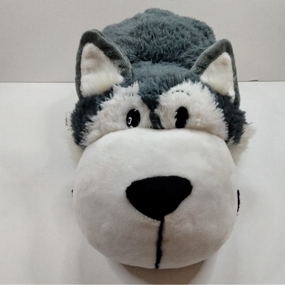 Flip A Zoo Plush Poppi Polar Bear/Asher Husky Reversible Stuffed Animal Toy - Picture 7 of 10